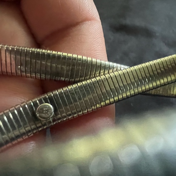 Vintage .999 Silver -Double Strand Flex  Band Bracelet ! - Picture 5 of 16